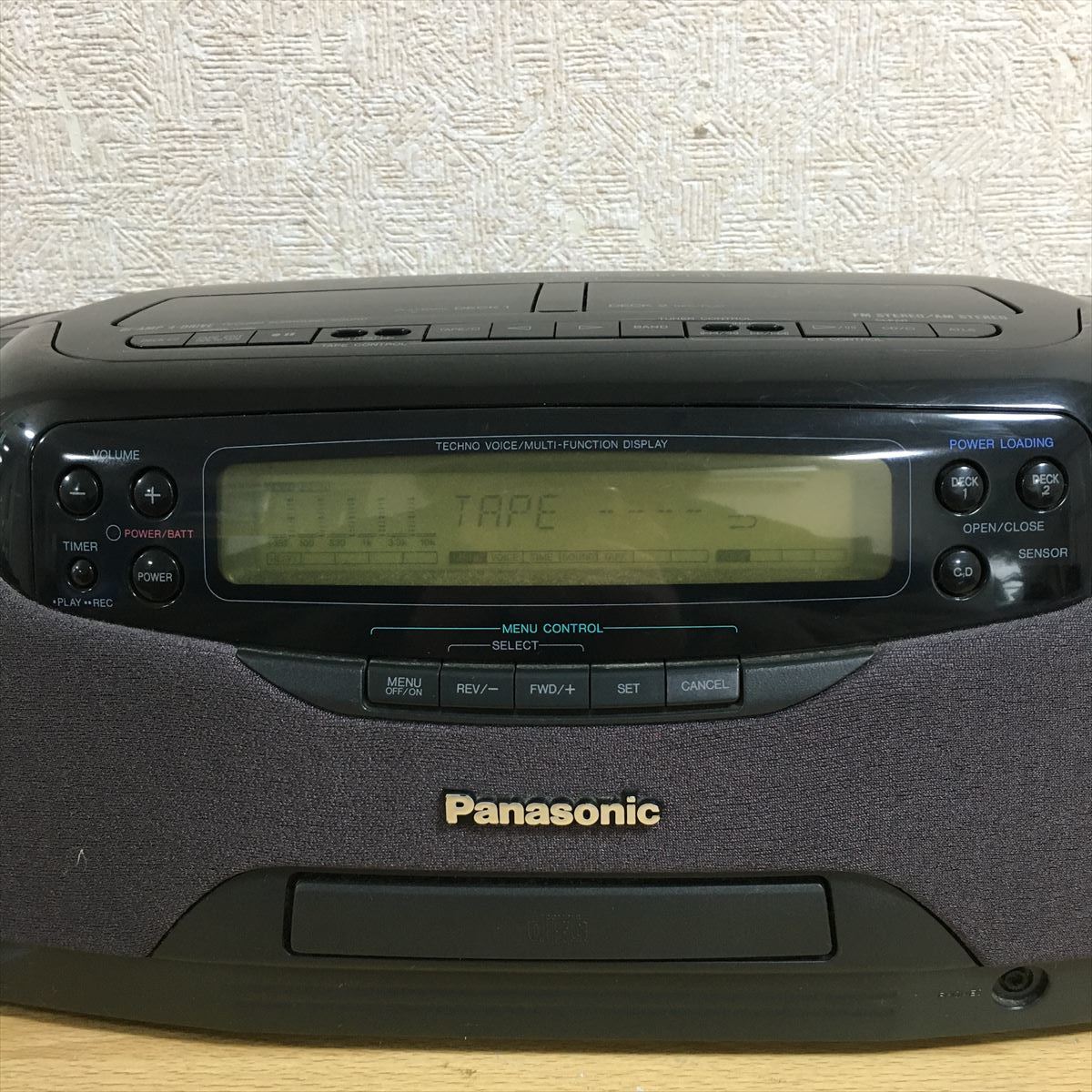 Panasonic パナソニック RX-DT901 MASH マッシュ CDプレーヤー カセットデッキ ラジカセ AM FM オーディオ オーディオ機器 音響 1 シ 6584_画像2