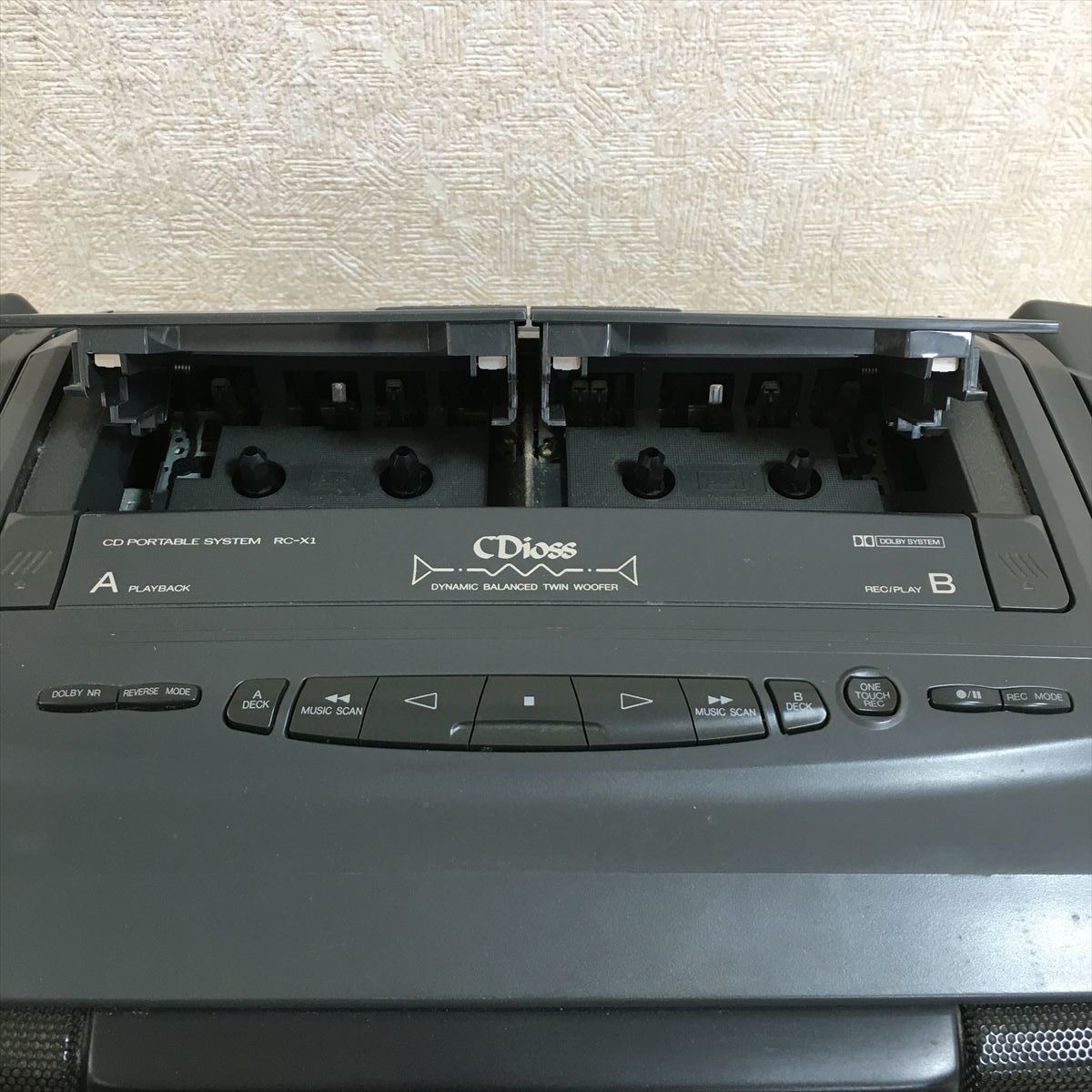 VICTOR ビクター RC-X1 ラジカセ カセットデッキ CDプレーヤー コンパクトディスク オーディオ 音響 オーディオ機器 音響機器 1 ス 4962_画像2