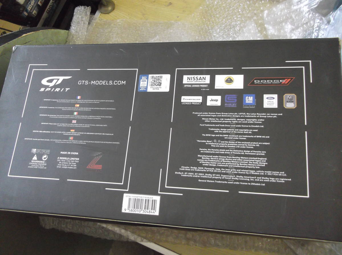GT SPIRIT / GTスピリット 1/18 FORD フォード RAPTOR ラプター F150 ブラック GT781 ジャンク扱い 現状渡し品 同梱不可_画像3