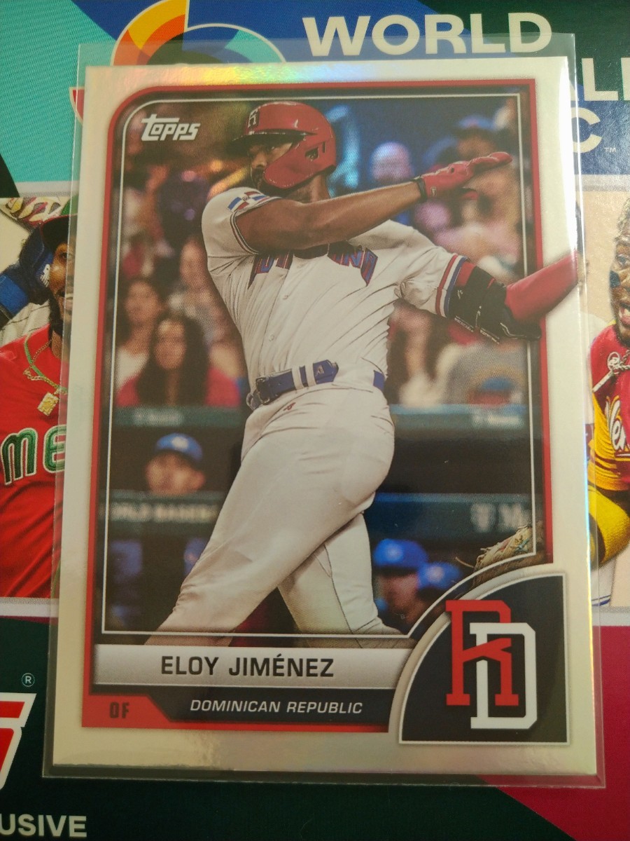 2023 Topps World Baseball Classic WBC ELOY JIMNEZ エロイ・ヒメネス ノンシリアル ベースカード_画像1