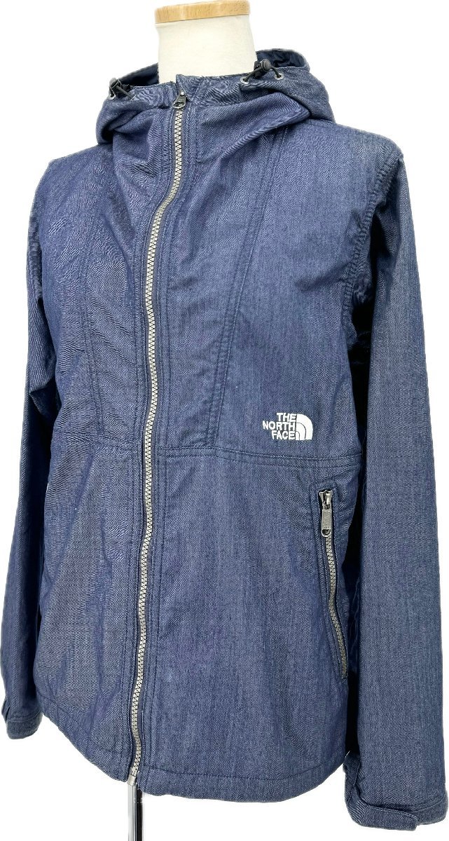THE NORTH FACE ノースフェイス 「ナイロン デニム コンパクト ジャケット」 シェル マウンテンパーカ NPW22136 M インディゴ 定価￥22,000