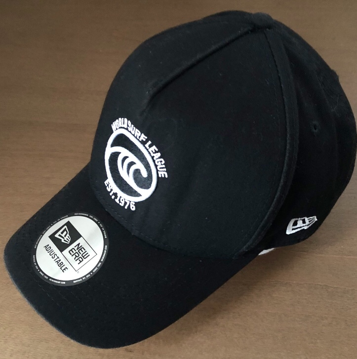 WORLD SURF LEAGUE ニューエラ 限定 CAP 刺繍 キャップ 帽子 WSL 黒 Surf ワールド サーフ リーグ 帽子 サーフィン NEWERA_画像1