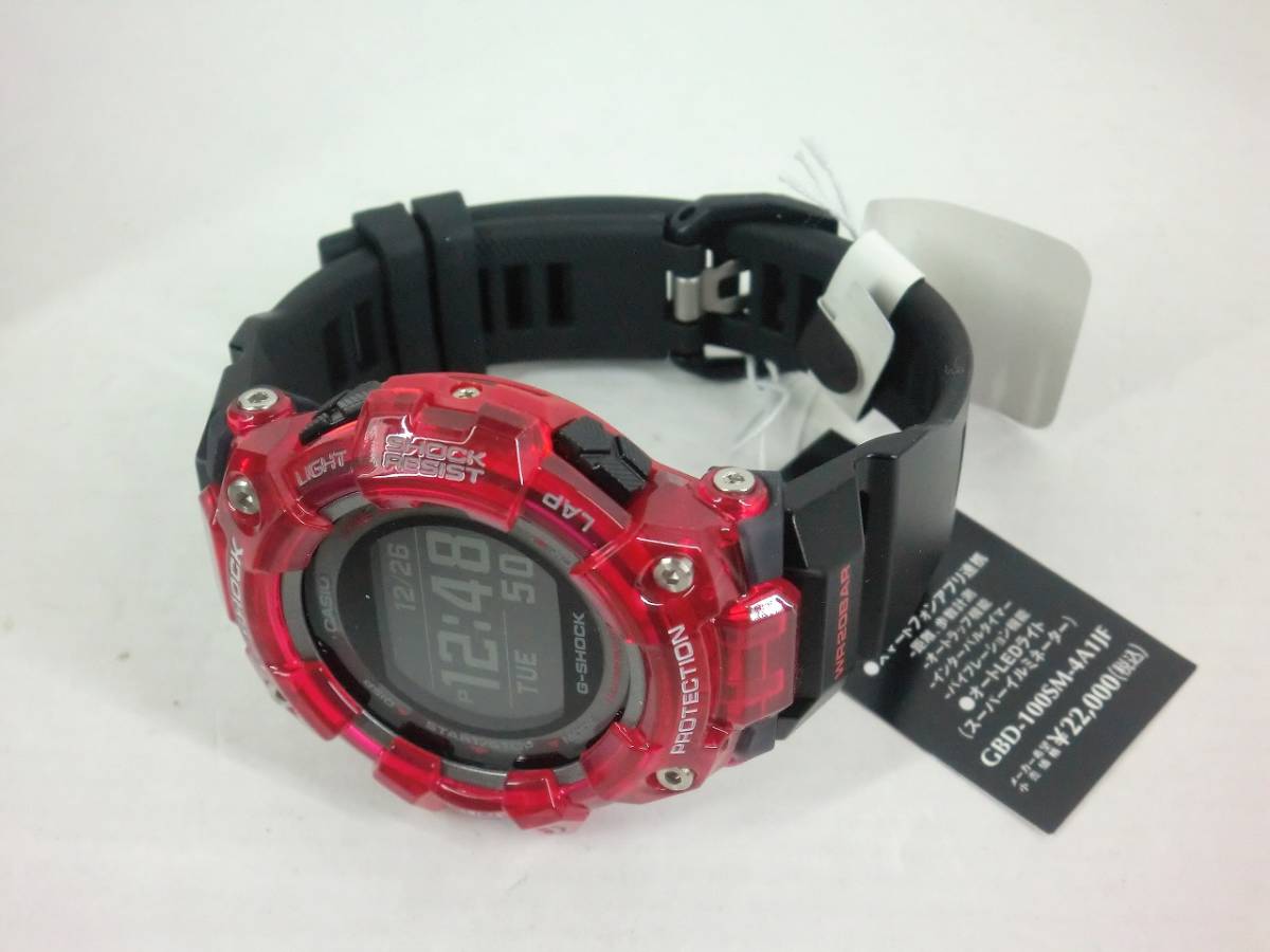 A3241 CASIO G-SHOCK G-SQUAD カシオ 腕時計 GBD-100SM-4A1JF _画像2