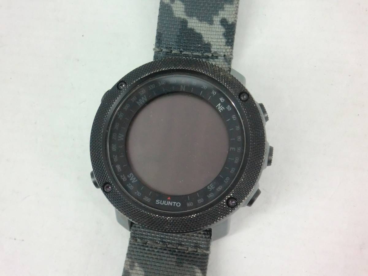 A3245 SUUNTO TRAVERSE ALPHA スント トラバース アルファ 腕時計 ※ケーブル欠品/ジャンク_画像2