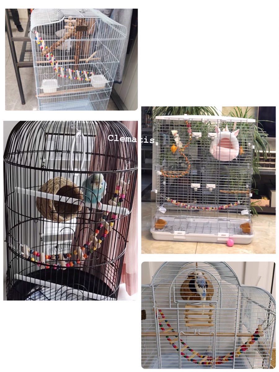 小動物鳥用品ブランコインコ＊階段バードトイ止まり木モモンガデグーはしごおもちゃ！_画像2