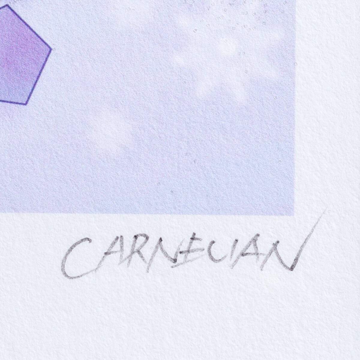 CARNELIAN（カーネリアン）『雪の妖精』ミックスドメディア 版画 本人 鉛筆 サイン80部限定 アールビバン保証書付_画像5