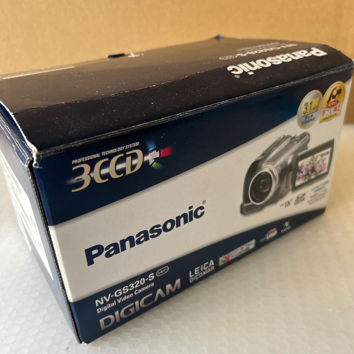 panasonicデジタルビデオカメラ NV-GS320-S【通電確認ジャンク品】_画像10