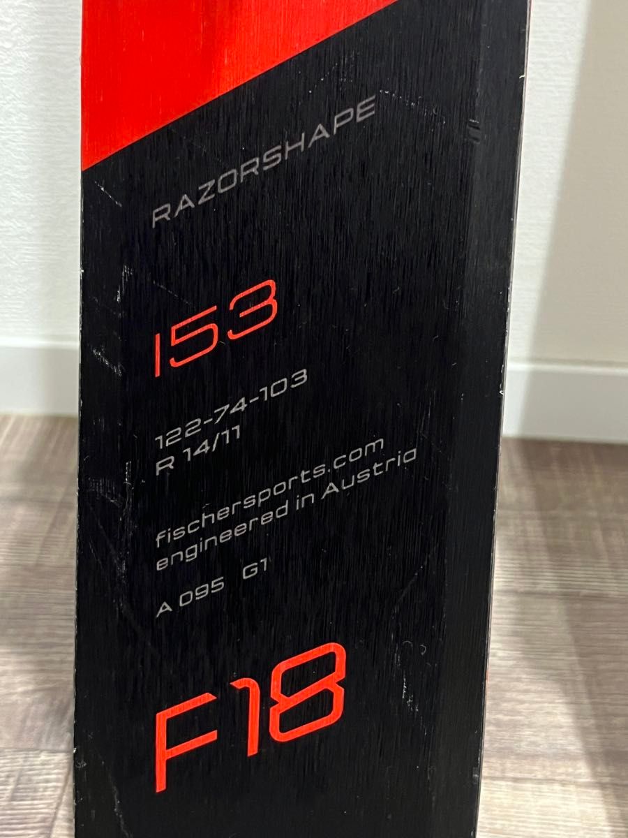 美品】フィッシャー プログレッサーF18 153 FISCHER PROGRESSOR 美品】フィッシャー プログレッサーF18 153 FISCHER PROGRESSOR