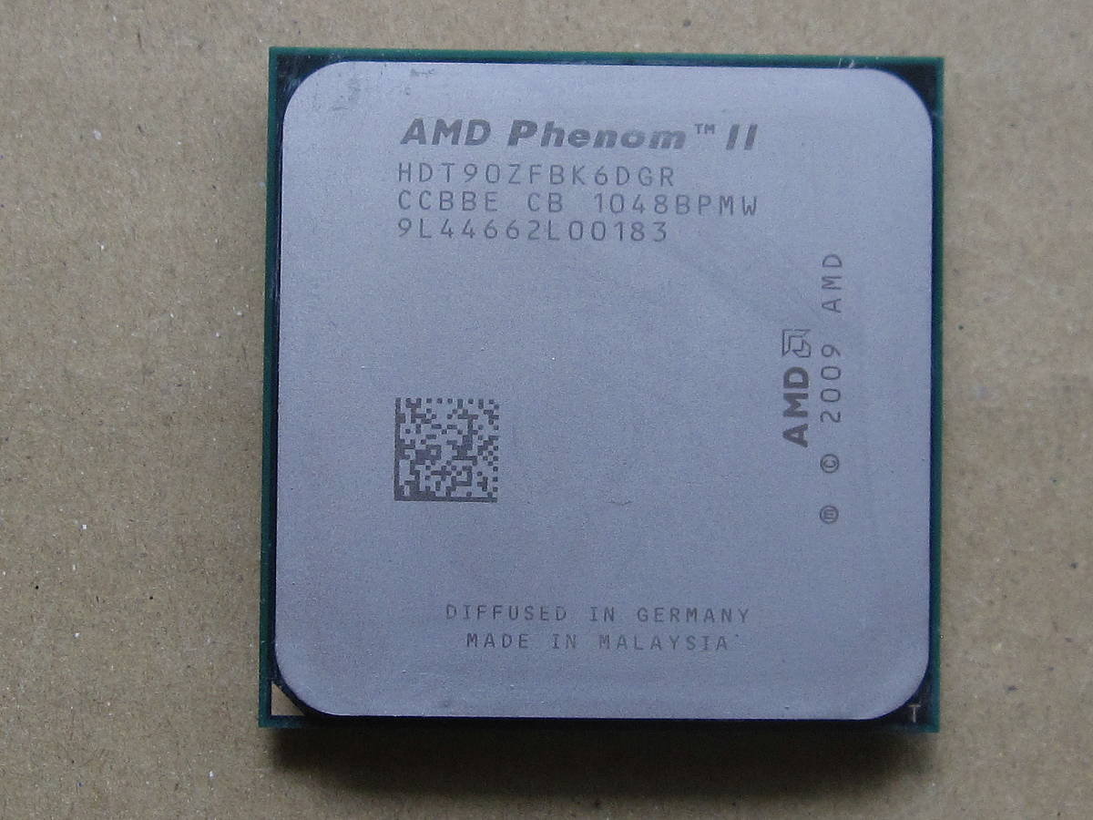 AM3+ Phenom II x6 1090T HDT90ZFBK6DGR Black Edition　　3400/40101_画像1