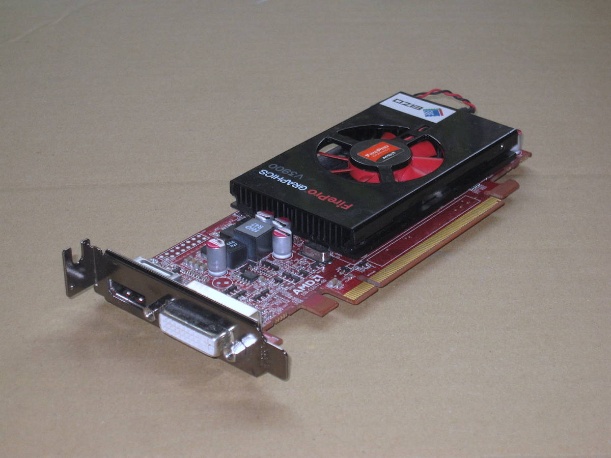 ロープロ AMD FirePro GRAPHICS V3900 1GB DDR3 DVI Display Port ⑥_画像1