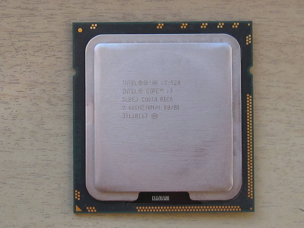 LGA1366 i7 920 2.66GHz SLBEJ 167 4980/60111_画像1