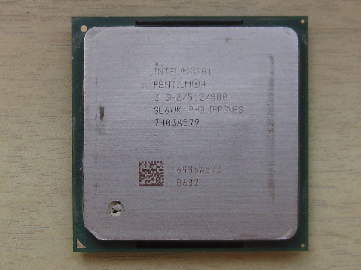 ソケット478 Northwood Pentium 4 3GHz 3GHZ/512/800 3500/30117_画像1