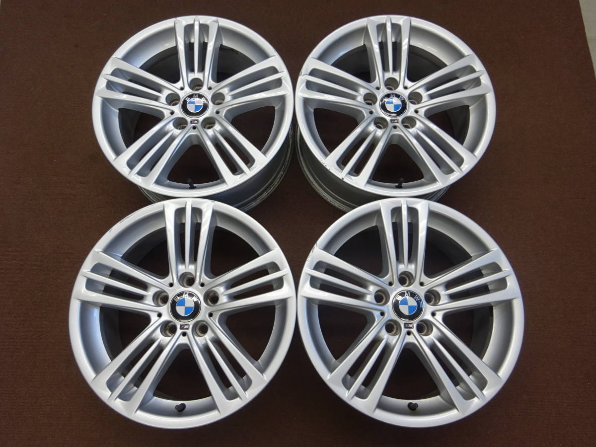 A-32　BMW F25 X3 Mスポーツ 純正　18×8J ET43 PCD120 5H 4本　人気商品　BMW　３シリーズ　等にも是非　！_画像1