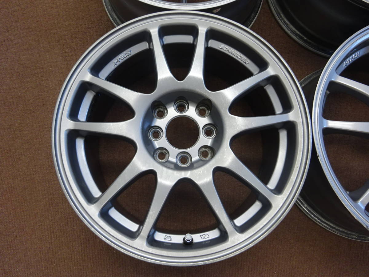 A-17 A-TECH SCNEIDER 16×7J ET38 PCD100,114.3 4H 4本 軽量 人気のデザイン Racing sports コンパクトカー 等に是非 ！の画像3