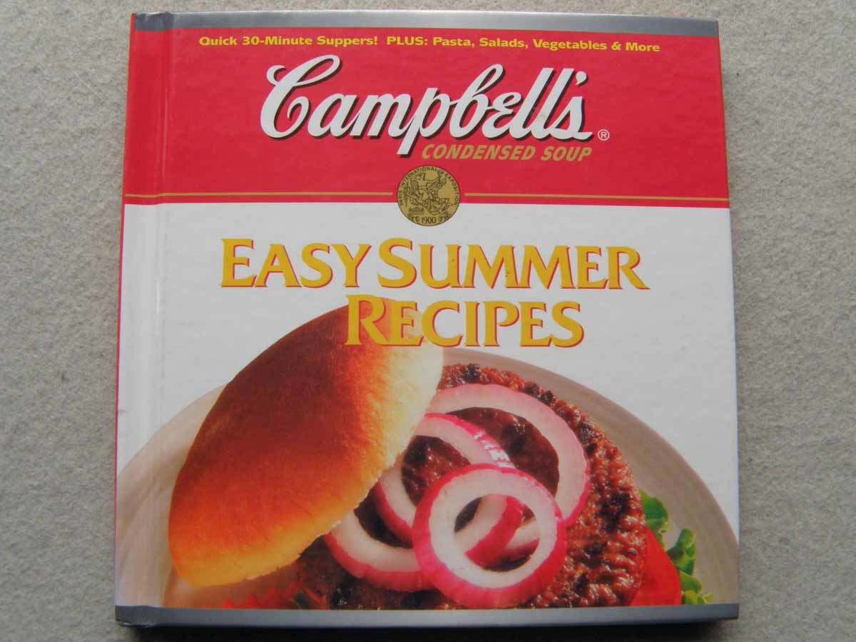 洋書 Campbell's Easy Summer Recipes キャンベルスープ レシピの画像1