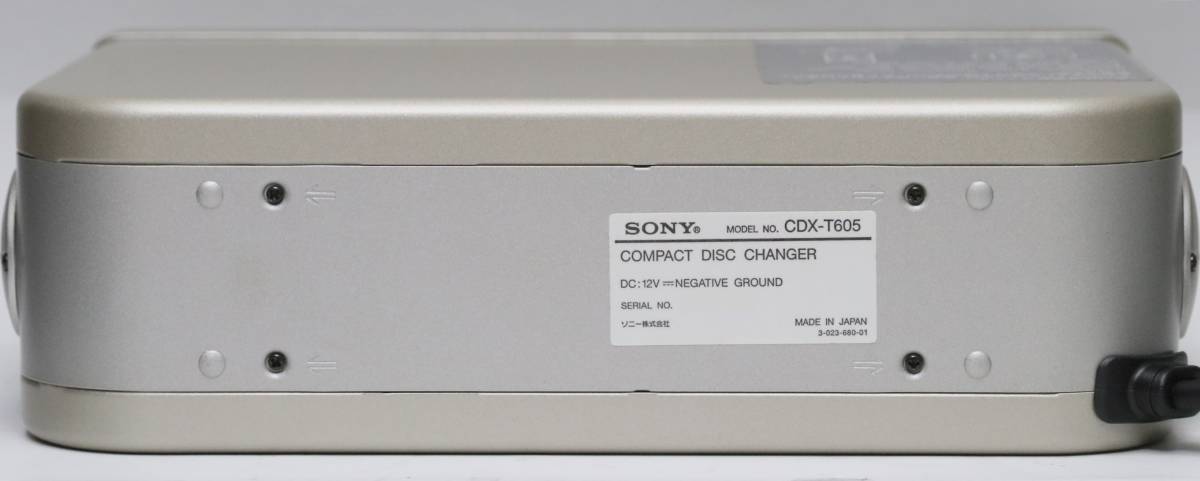 SONY CDX-T605 ESP 6奏CDチェンジャー 希少 中古_画像5