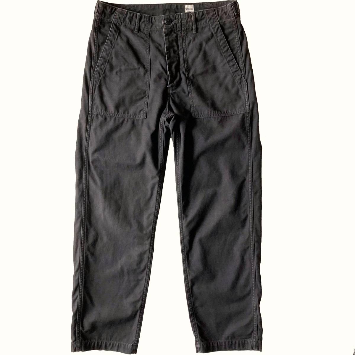 Ron Herman ロンハーマン バックサテンベイカーパンツ 黒 S Ron Herman ロンハーマン バックサテンベイカーパンツ 黒 S