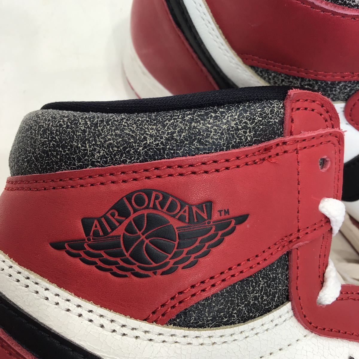 【NIKE ナイキ】DZ5485-612 AIR JORDAN 1 RETRO HIGH OG CHICAGO LOST&FOUND エアジョーダン1 レトロハイOG 27.5cm レザー シカゴ 2309oki_画像8