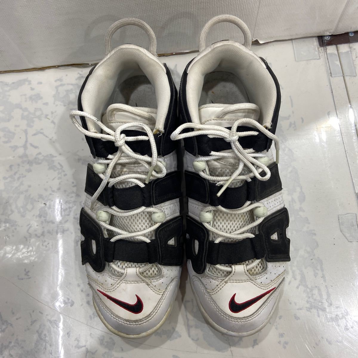 【NIKE ナイキ 】414962-105 AIR MORE UPTEMPO エアモアアップテンポ 26.0cm ホワイト 2401oki_画像5