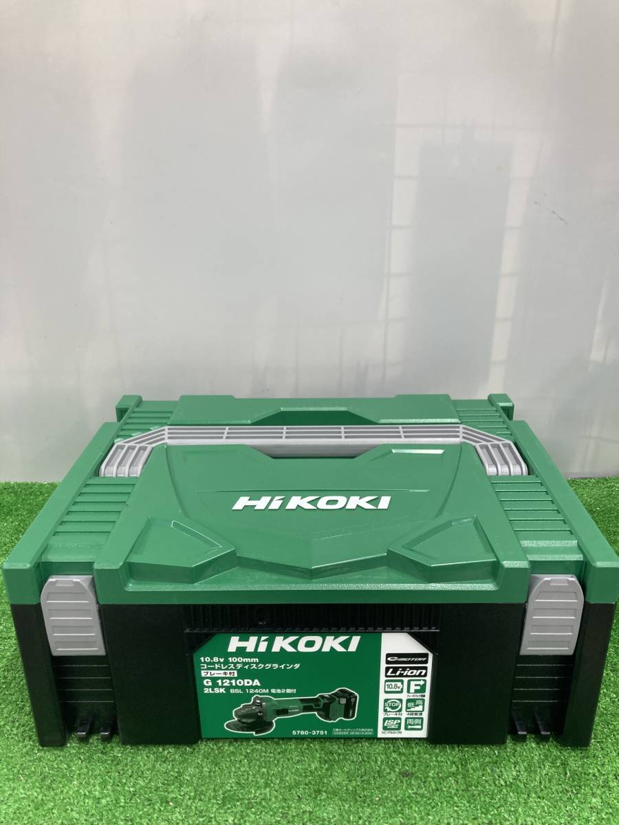 【中古品】★HiKOKI（ハイコーキ） 10.8V 100mm コードレスディスクグラインダ G1210DA　ITSCD3V561OG_画像1