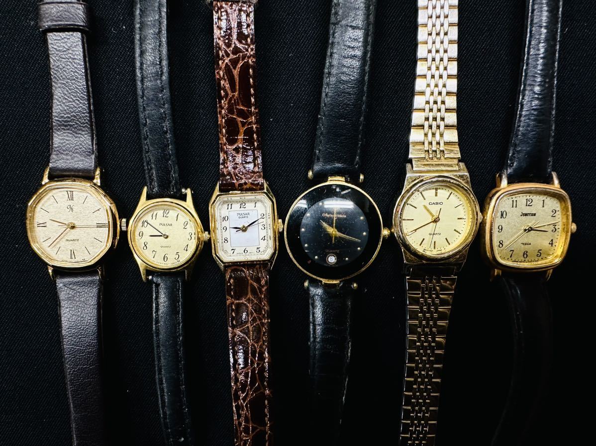 腕時計 100点 個 セット 大量 ゴールドカラー レディース SEIKO CITIZEN WALTHAM renoma ELGIN klaeuse等まとめて ジャンク品 おまとめ A56_画像6