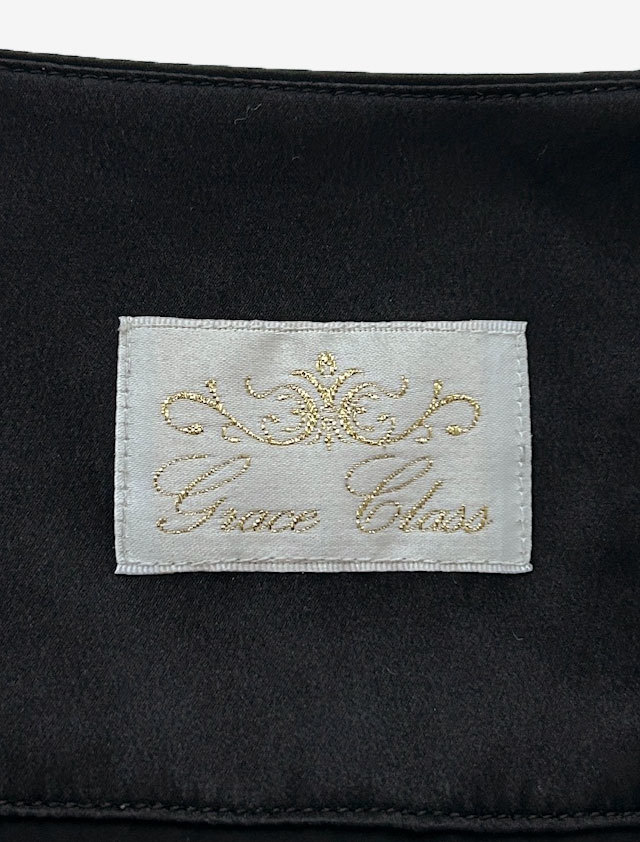 GRACE CLASS グレースクラス シルク フリル ブラック スカート サイズ38_画像9