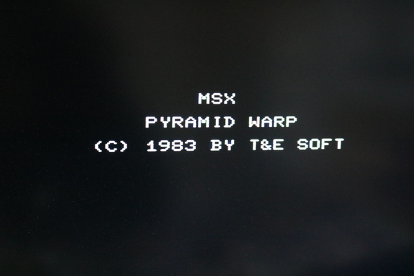 MSX ピラミッドワープ T&Eソフト レトロゲーム カートリッジ ROMソフト　_画像2