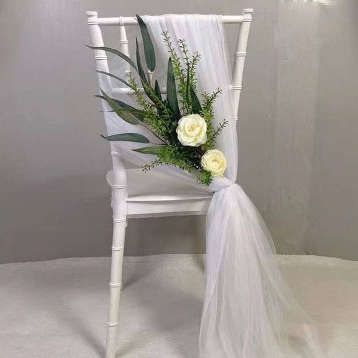 オーガンジー　チュール　結婚式　撮影用　ウェルカムスペース　誕生日　レース　布