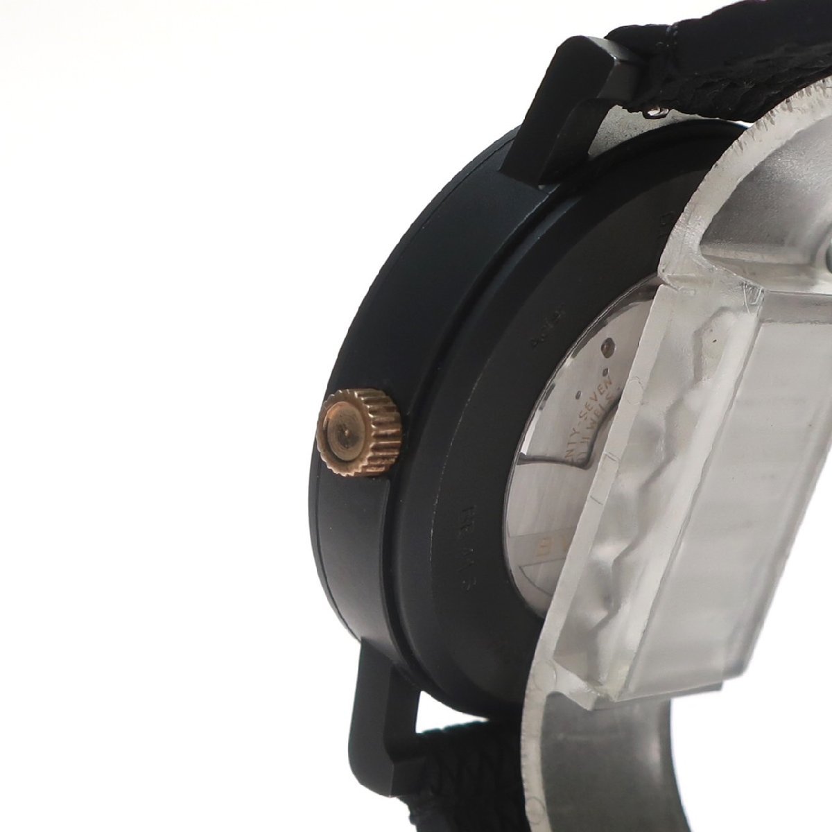 [ превосходный товар ]BVLGARI BVLGARY BVLGARY BVLGARY Solotempo 102929 Date нержавеющая сталь самозаводящиеся часы черный циферблат чёрный мужские наручные часы 