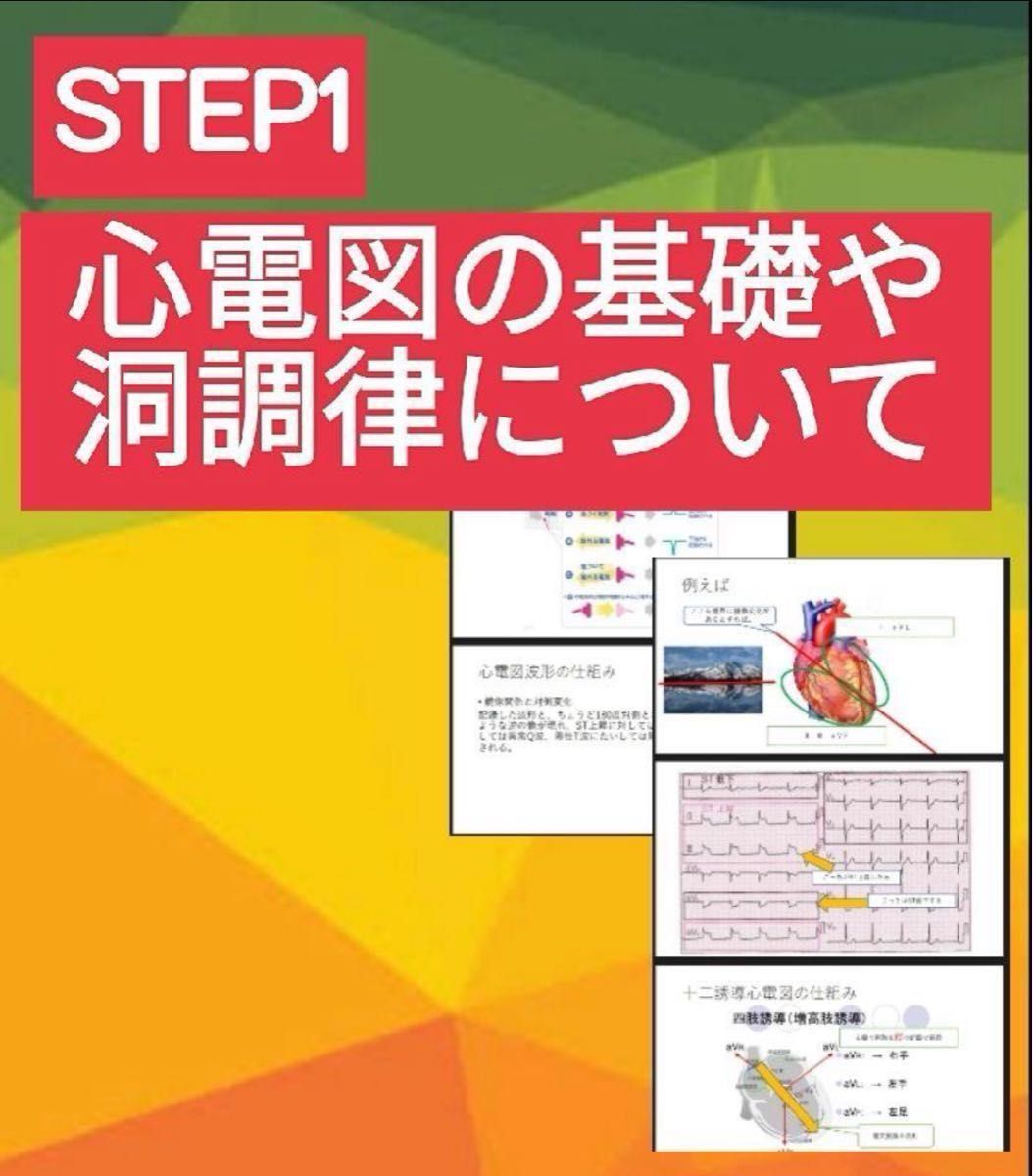 心電図勉強初心者3点セット