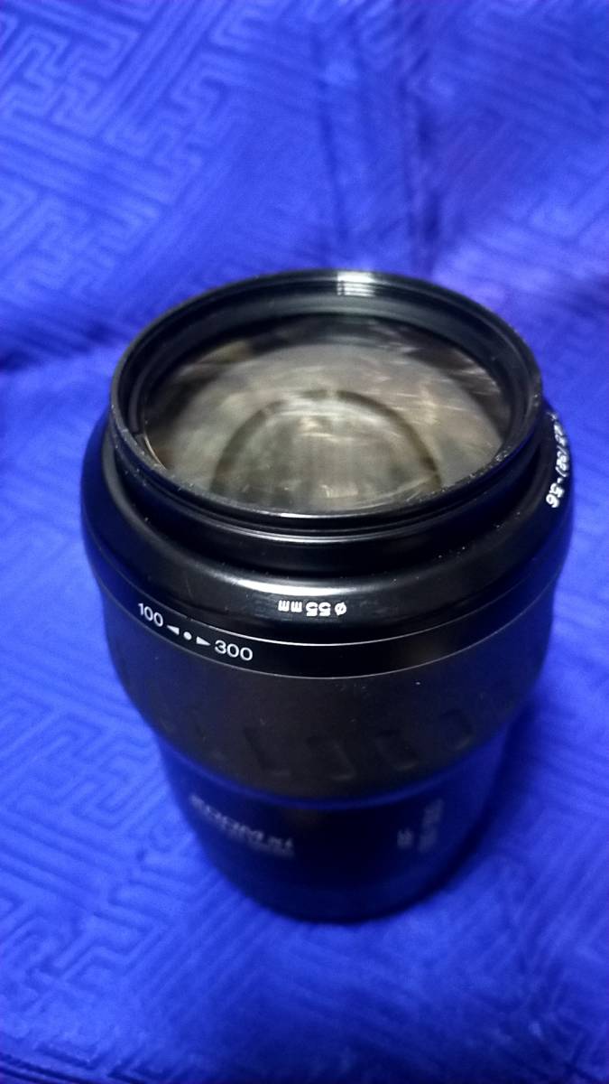 [A-24-5]MINOLTA(SONY) AF ZOOM Xi 100-300mm 1:4.5(32)-5.6 55mm for SONYA(MINOLTAα)　中古美品_画像4