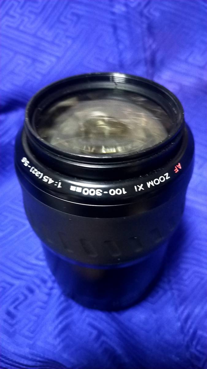 [A-24-5]MINOLTA(SONY) AF ZOOM Xi 100-300mm 1:4.5(32)-5.6 55mm for SONYA(MINOLTAα)　中古美品_画像5