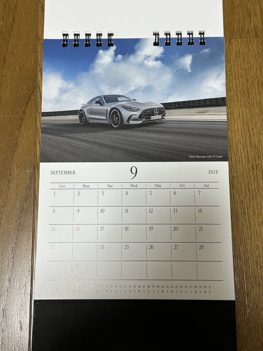 2024年 Mercedes Benz 卓上カレンダー メルセデスベンツ - 2_画像5