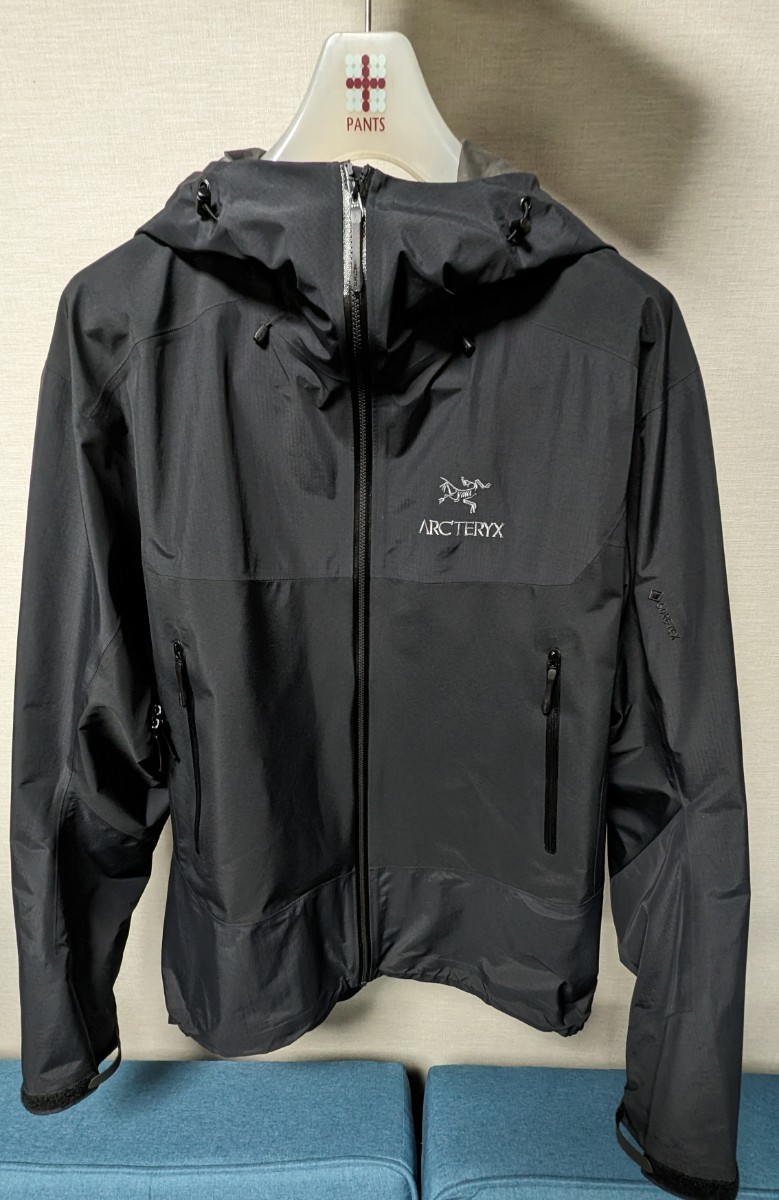 【送料無料】【美品】ARC’TERYX Beta SL Hybrid Jacket Men's Black Lサイズ GORE-TEX アークテリクス_画像1