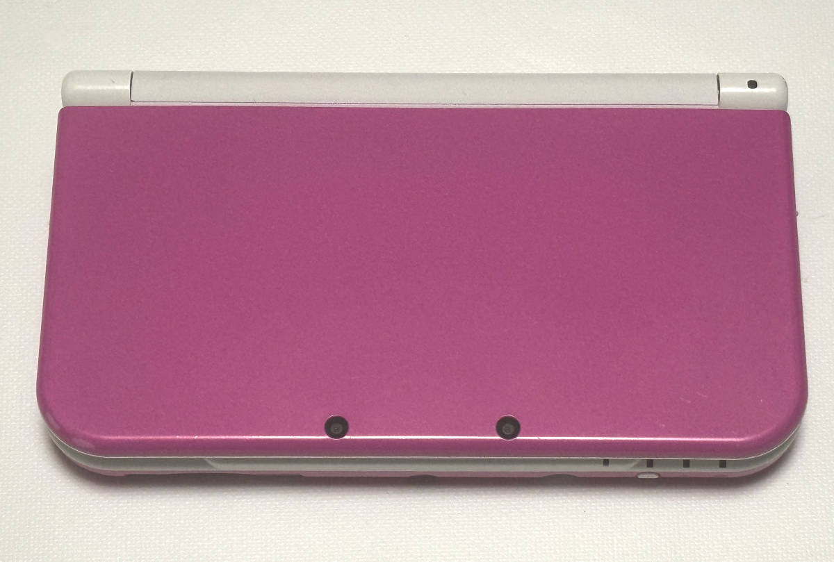 任天堂 ニンテンドー3DSLL 本体 箱有　ポケモンソフト付き　ピンクホワイト_画像3