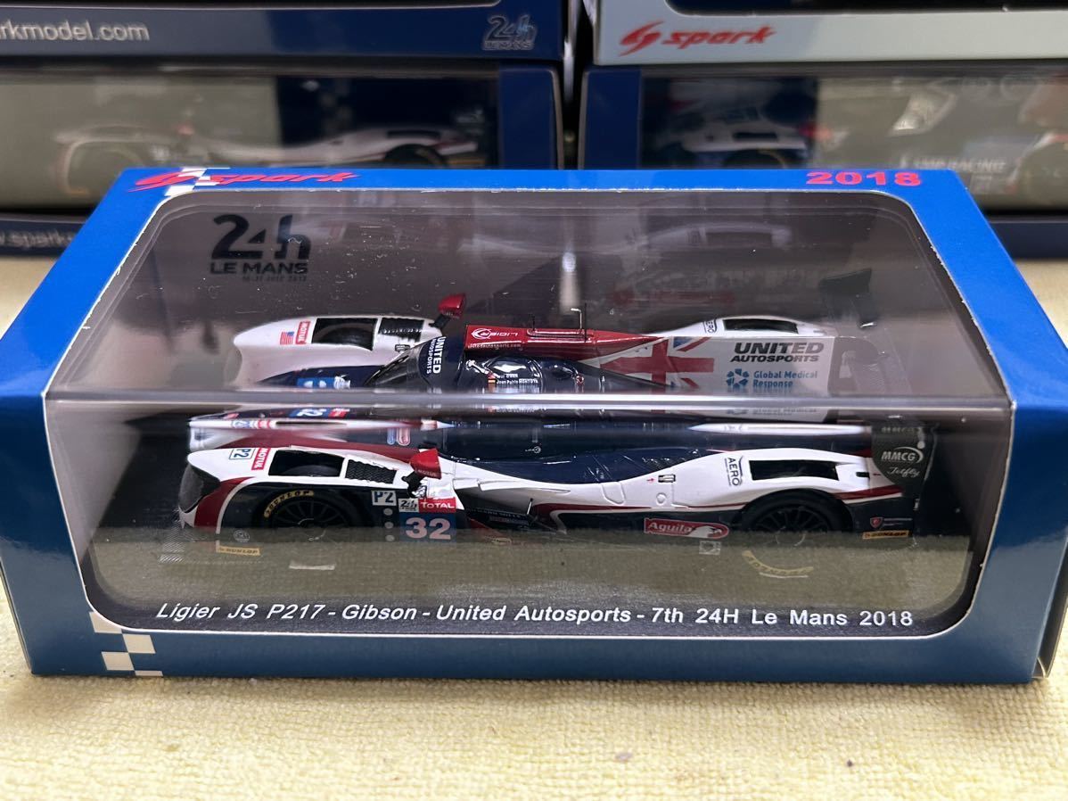 スパーク spark 1/43 Ligier JS P217 - Gibson n°32 - United Autosports - 7th 24H Le Mans 2018 [S7017] (メタルパーツ、欠損。)_画像10