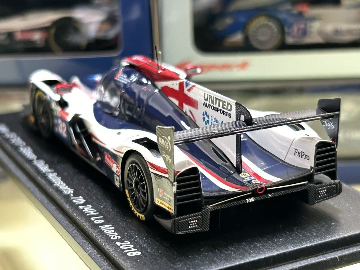 スパーク spark 1/43 Ligier JS P217 - Gibson n°32 - United Autosports - 7th 24H Le Mans 2018 [S7017] (メタルパーツ、欠損。)_画像7