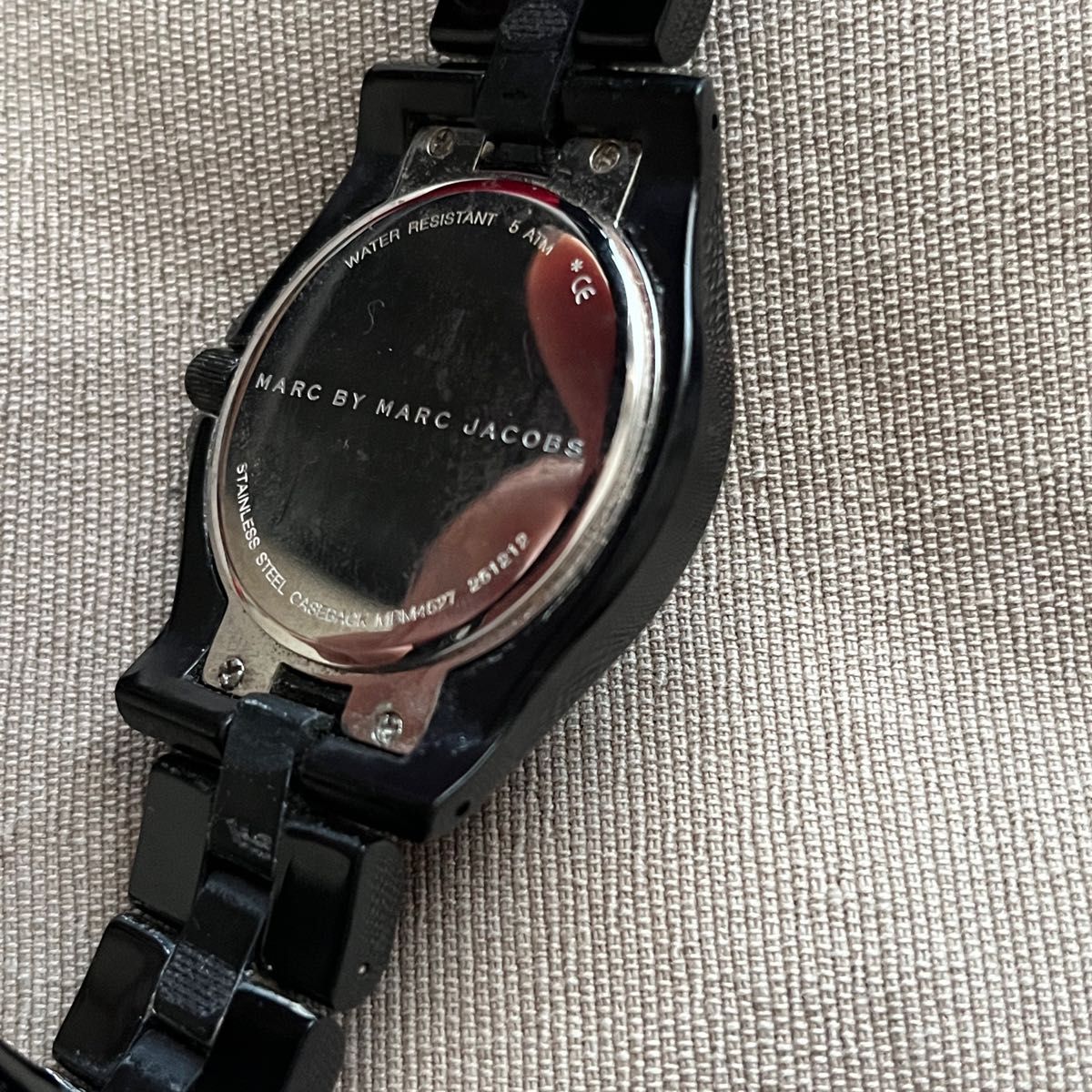 お値下げ MARC JACOBS 腕時計 黒 マークバイマークジェイコブス お値下げ MARC JACOBS 腕時計 黒 マークバイマークジェイコブス