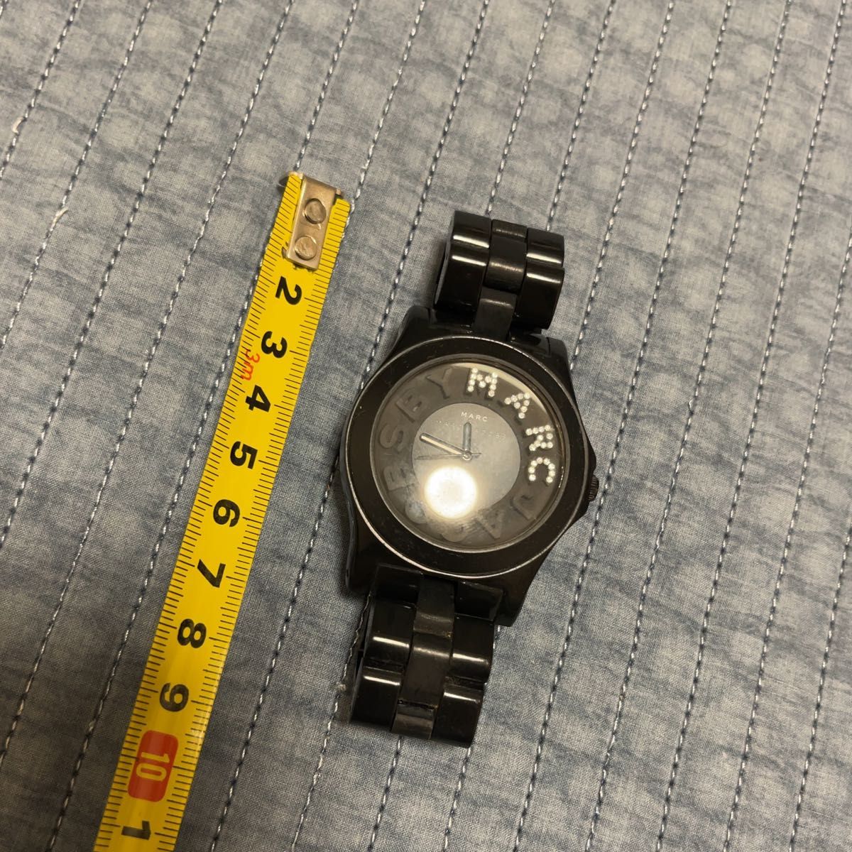 お値下げ MARC JACOBS 腕時計 黒 マークバイマークジェイコブス お値下げ MARC JACOBS 腕時計 黒 マークバイマークジェイコブス