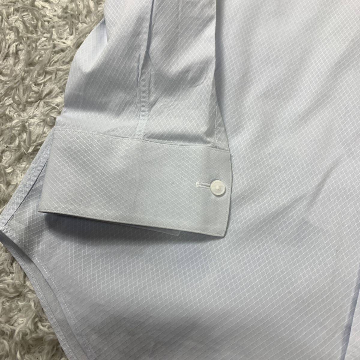  Calvin Klein long sleeve shirt light blue cotton men's YA5620