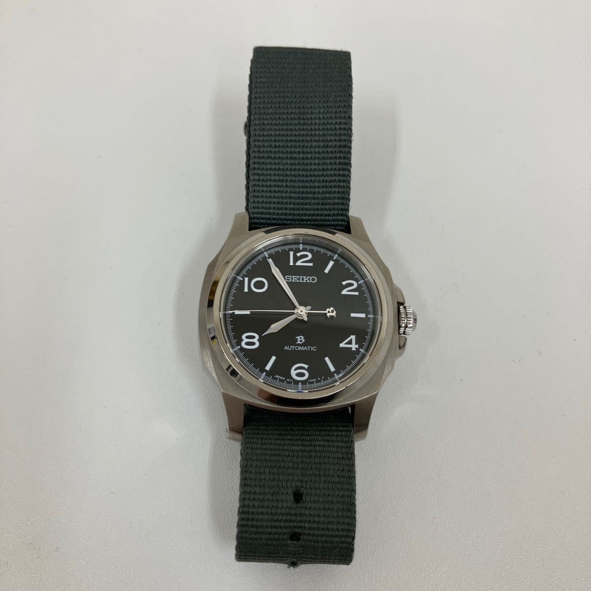 A【12c120】SEIKO ブライツ　腕時計　8L21-00A0 稼働　並品　メンズ時計　セイコー　日本製　中古　自動巻き　シルバー　オートマティック_画像1