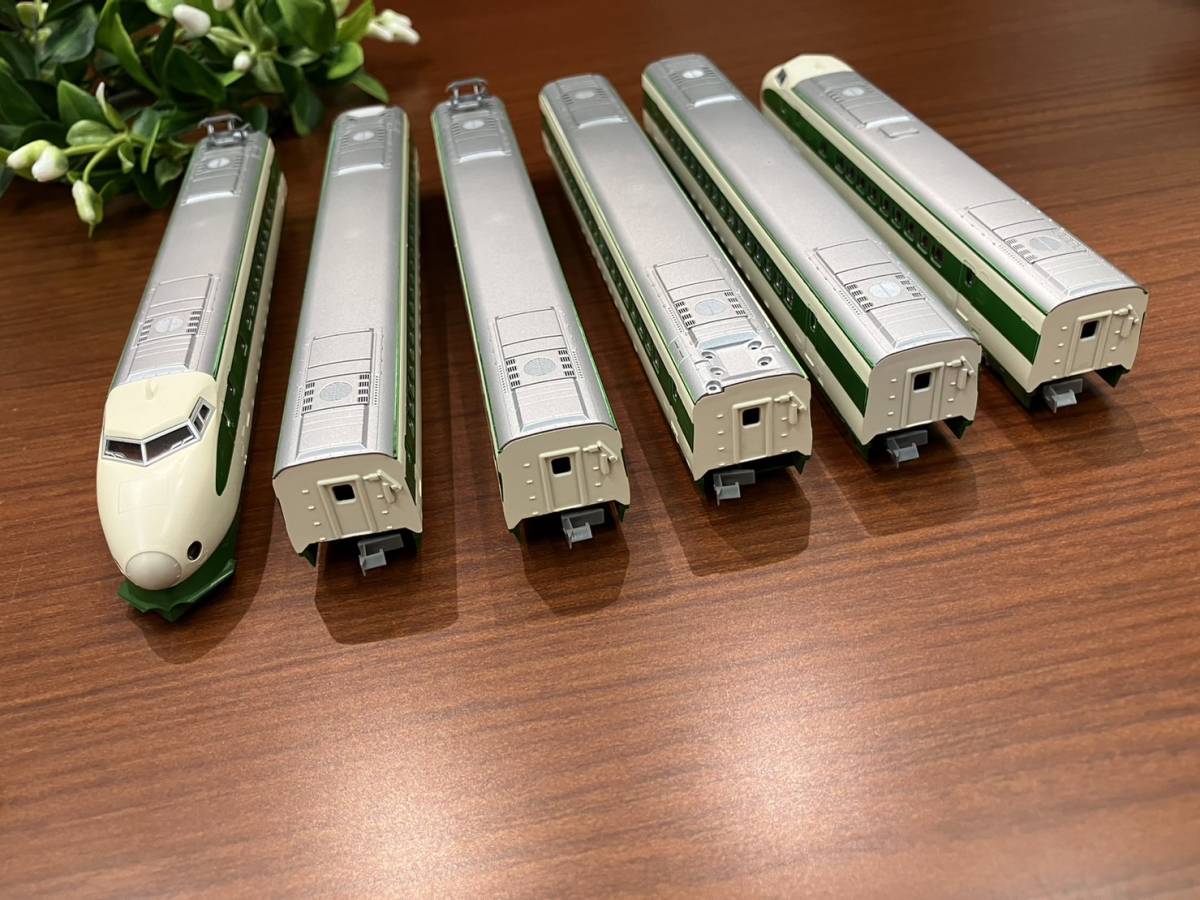 A[1d104] N gauge 200 series Tohoku on . Shinkansen 6 both set KATO railroad model NTRAIN operation not yet verification junk case attaching 