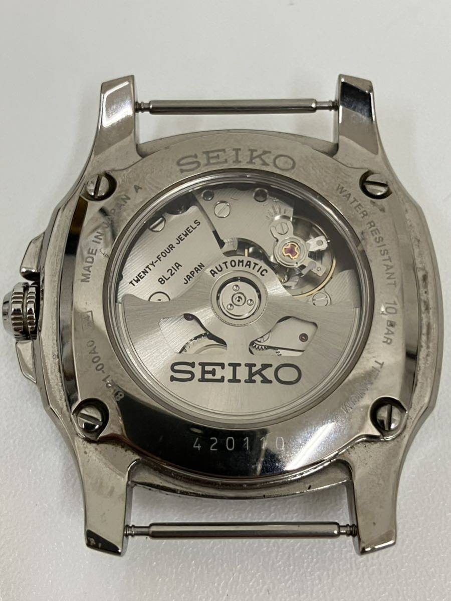 A【12c120】SEIKO ブライツ　腕時計　8L21-00A0 稼働　並品　メンズ時計　セイコー　日本製　中古　自動巻き　シルバー　オートマティック_画像3