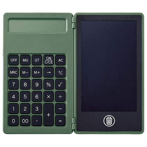  calculator attaching electron memory (4.4 -inch ) olive 22447502