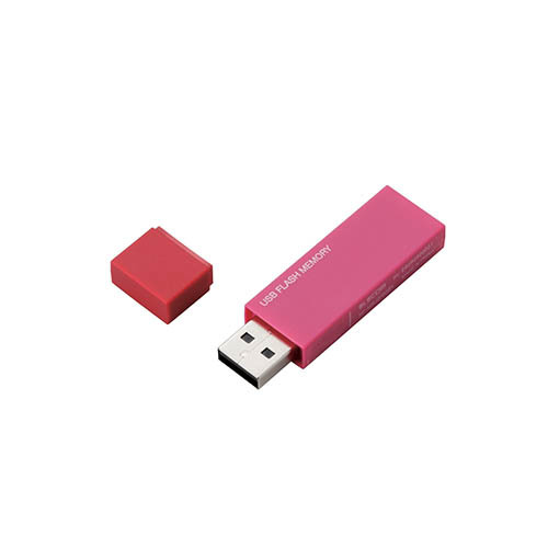 【5個セット】エレコム USBメモリー/USB2.0対応/セキュリティ機能対応/16GB/ピンク MF-MSU2B16GPNX5_画像1