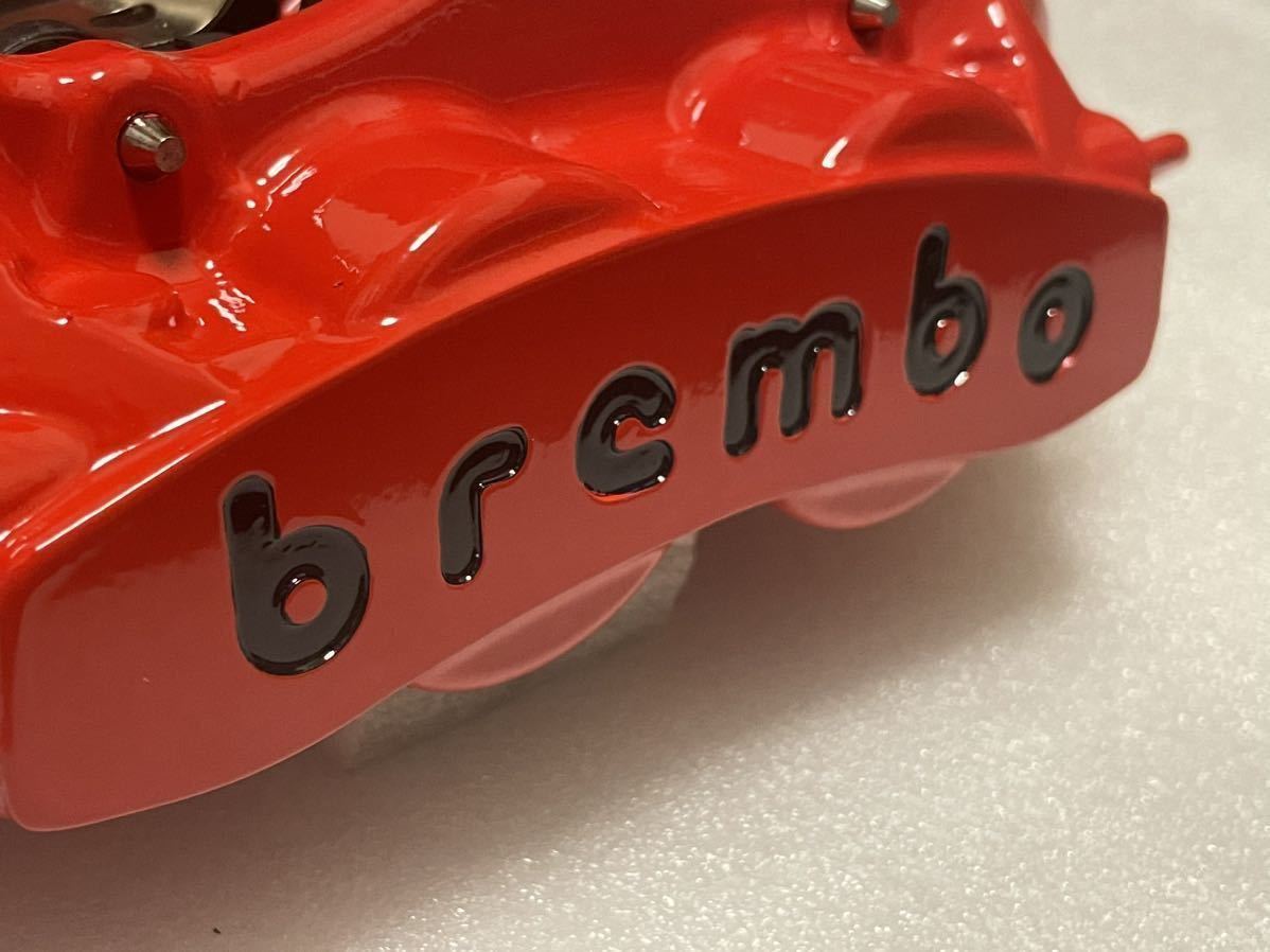 大人気デザイン再入荷bremboブレンボキャリパー 6POT 4POT GT6 GT4 ロゴカスタム仕様 ブレーキパッド付き BMW AMG AUDI GR86 BRZ M2 M3 M4の画像7