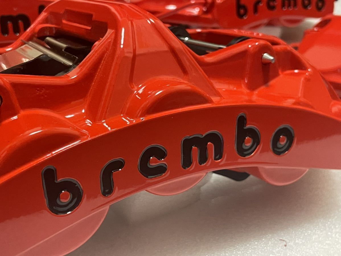 大人気デザイン再入荷bremboブレンボキャリパー 6POT 4POT GT6 GT4 ロゴカスタム仕様 ブレーキパッド付き　BMW AMG AUDI GR86 BRZ M2 M3 M4_画像5