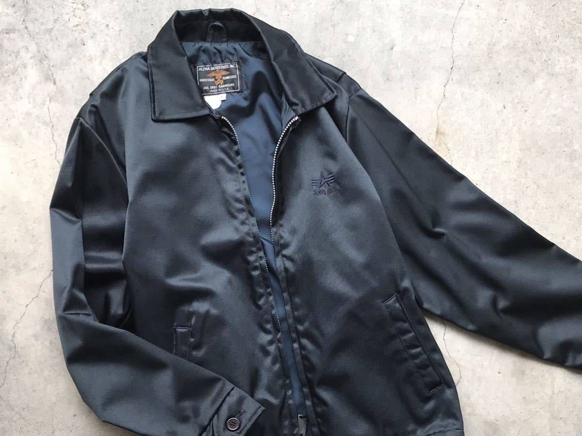 美品 USA製 ALPHA INDUSTRIES タイタンクロス フライトジャケット 38 アルファ メンズ ブルゾン MA-1 CWU-36/P CWU-45/P_画像4