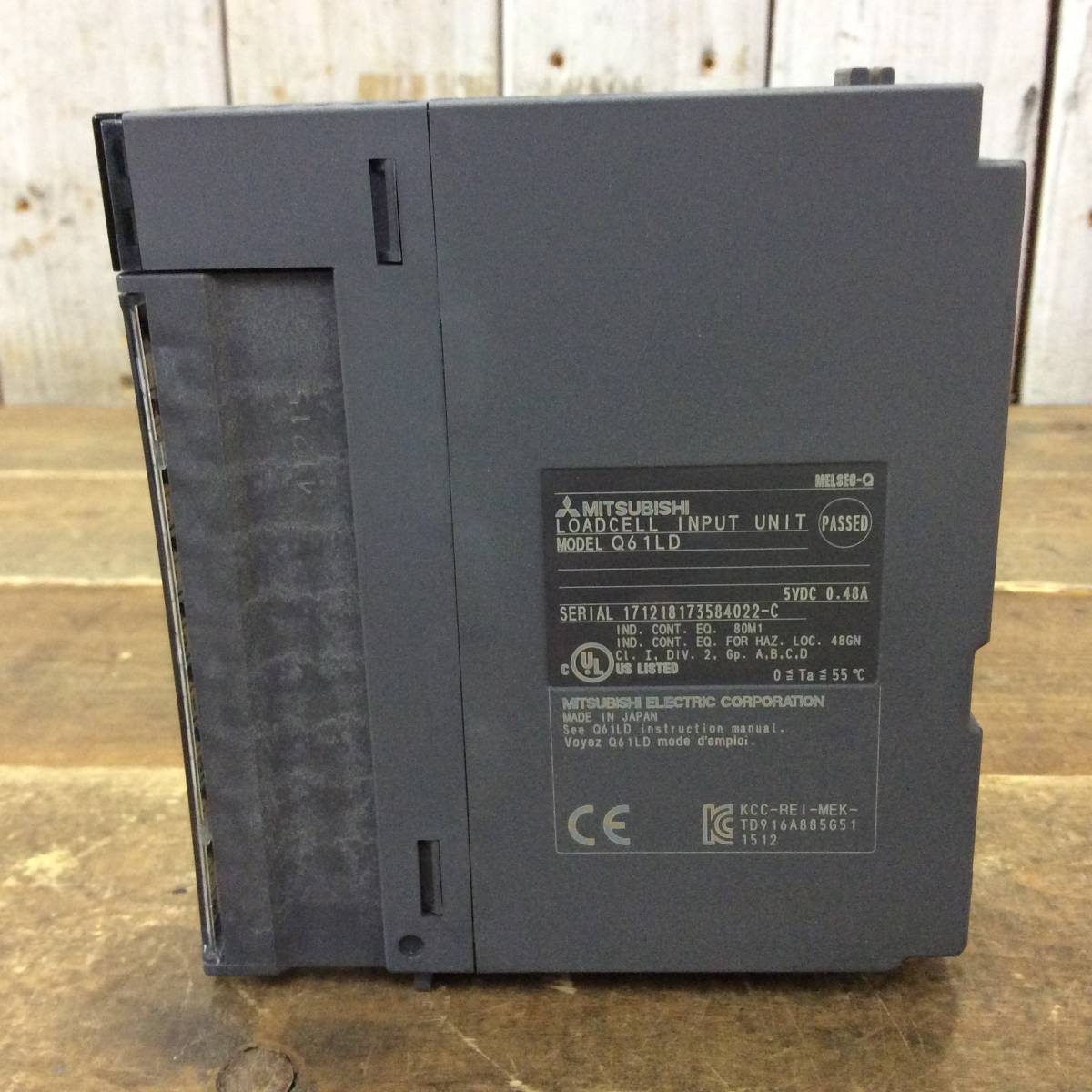 ●【AH-04226】中古品 MITSUBISHI 三菱電機 MELSEC-Q ロードセル入力ユニット Q61LD【レターパックプラス・送料全国一律520円可】_画像2