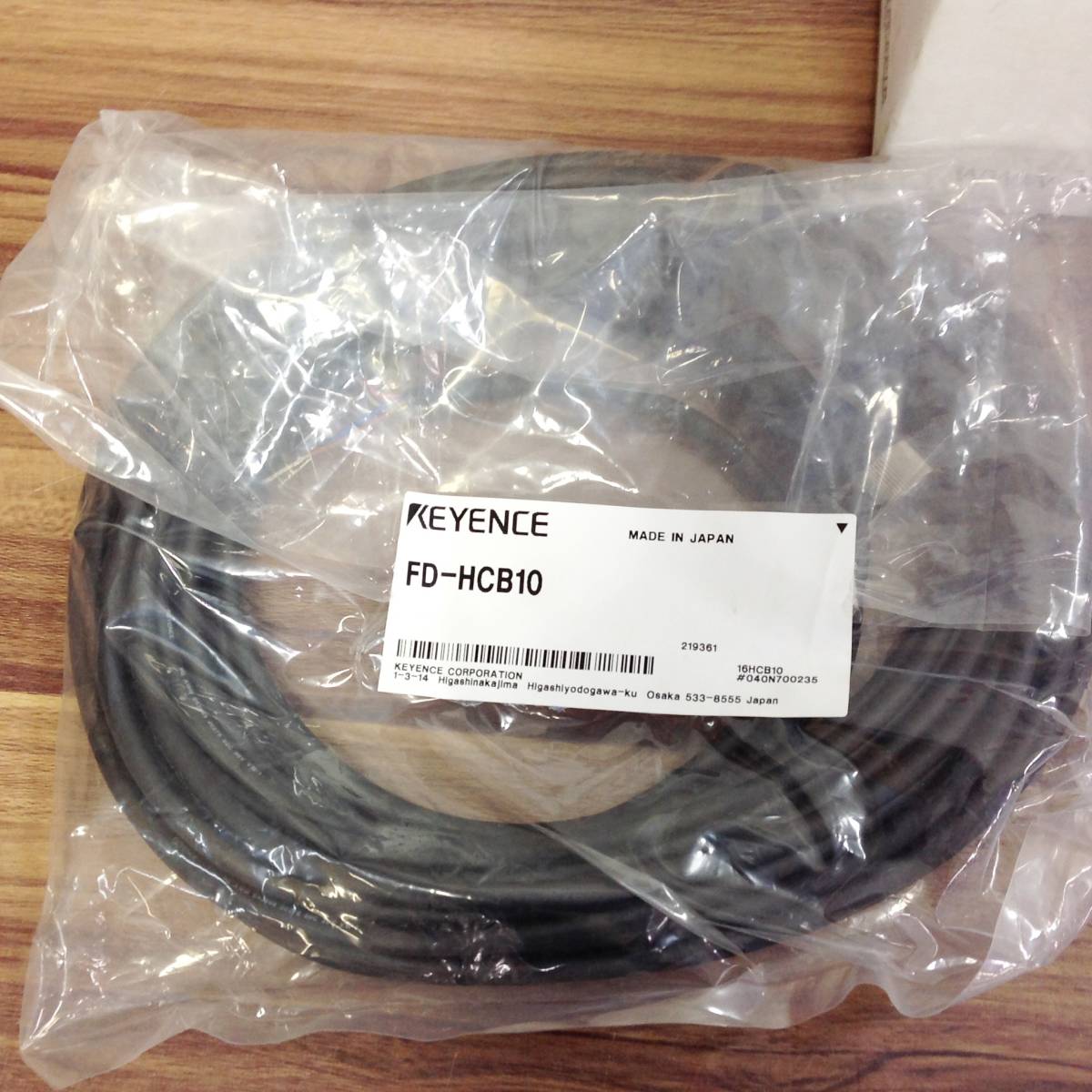 【AH-04276】中古品 KEYENCE キーエンス 流量センサ ホースモデル 13～22.9 + 電源ケーブル FD-H22F + FD-HCB10_画像8